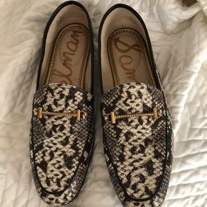 Sam Edelman snakeskin loafers